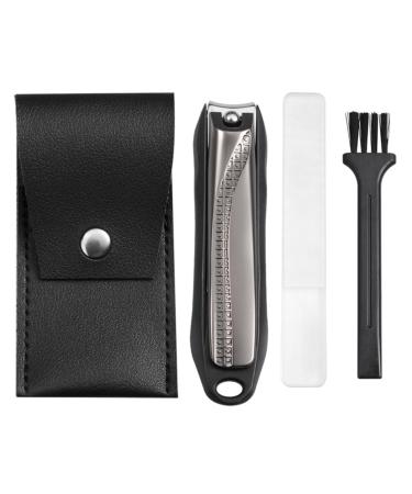 Children Nail Clipper Set Practical Precise Portable Stain Steel(Black)