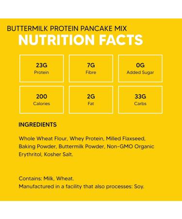 Flourish Protein Pancake & Waffle Mix | Non-GMO High Protein & Fiber Just Add Water - 16oz - Buy Online on GoSupps.com