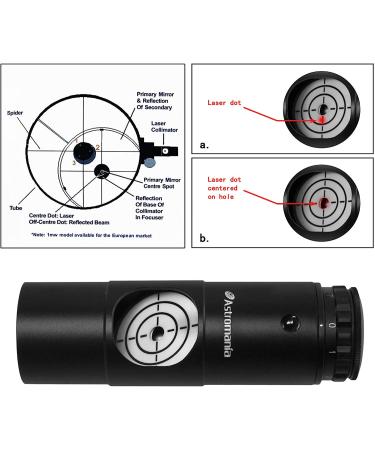 Astromania 1.25 Laser Collimator for Newtonian Telescopes - Quick and Easy Alignment Tool - Buy Online on GoSupps.com