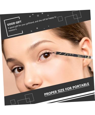 Healvian 28 Pcs Two-in-one Eyebrow Pencil Brown Eyeliner Pencils Eyebrow Pencils with Pencil Sharpener Wooden - Buy Online on GoSupps.com