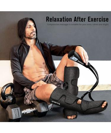 Air Compression Leg Massager with Heat - Gift for Men, Women, Mom, Dad - Perfect for Christmas, Mother's Day, Father's Day - Thank You Present - Buy Online on GoSupps.com