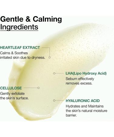 ANUA Gel Peeling Heartleaf Exfoliation Douce Au Lha Gommage Doux La Cellulose Naturelle Soins De La Peau Cor ens 120 Ml/3 38 Fl.Oz. Couleurs cr me - Buy Online on GoSupps.com