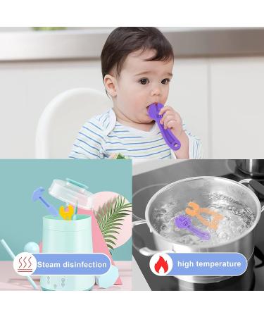 Silicone Teething Toys for Babies 0-12 Months | BPA Free Baby Teether Chew Toys with Teething Gel Relief | 4PCS Set - Buy Online on GoSupps.com