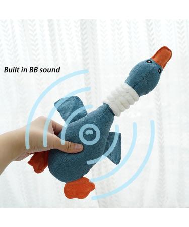 Indestructible Dog Toys for Aggressive Chewers | FCSNJH Squeaky Plush Duck Toy for Large Medium & Small Dogs (32cm) - Buy Online on GoSupps.com