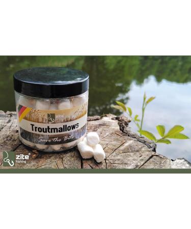 Zite Fishing Troutmallows - Intense Flavor Marshmallow Bait for Trout - 40g - Perfect for Mixing with Garlic & Natural Baits - Buy Online on GoSupps.com