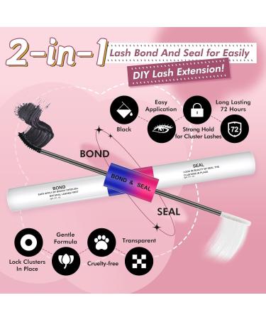 Premium Lash Extension Kit - 10-15mm Mix 30D/40D Curl DIY False Eyelashes for Home Application - Buy Online on GoSupps.com