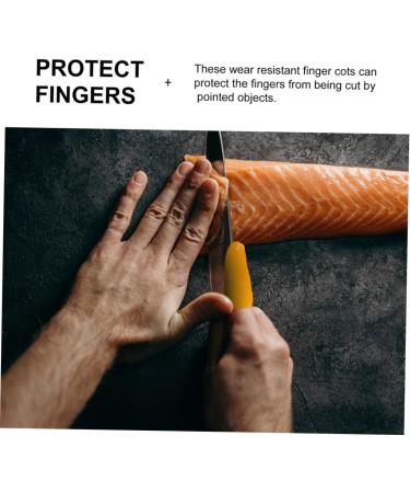 FRCOLOR 50pcs Reusable Protective Finger Gloves - Soft Finger Caps & Fingertip Protectors for Safety & Comfort - Ideal for International Shipping - Buy Online on GoSupps.com