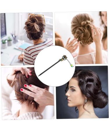 FRCOLOR Metallic Hair Clips Hanfu Hairpin Chinese Hair Sticks Hanfu Hair Sticks Retro Hair Stick Chopstick Women Hair Stick Vintage Hair Chopsticks Ancient Hair Stick Bride Red Sandalwood - Buy Online on GoSupps.com