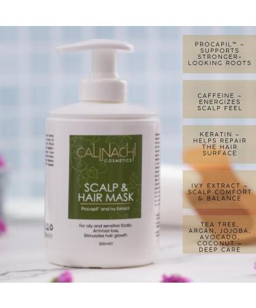 Calinachi Cosmetics CALINACHI Protein mask against hair loss normal to oily and greasy 300 ml - Buy Online on GoSupps.com
