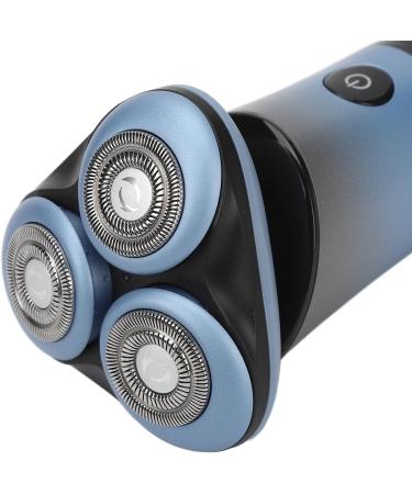 Rotating Beard Trimmer Electric 3 Heads Full Body Wash Efficient Cleaning Fit Face Curve Charging & Lock - Buy Online on GoSupps.com