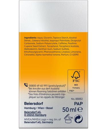 Beiersdorf NIVEA MEN Active Energy facial care gel 50 ml revitalizing facial cream for men fastabsorbing moisturizer against signs of fatigue - Buy Online on GoSupps.com