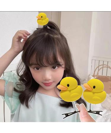 Soft Comfortable Rubber Duck Hair Clip Hairpin Hat Fashionable Clip For Lovers - Buy Online on GoSupps.com