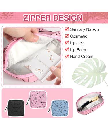 Tampon Binding Storage Bags - 3PC Menstruation Set for Teens & Women | Mini Zipper Bags for Period Essentials - Buy Online on GoSupps.com