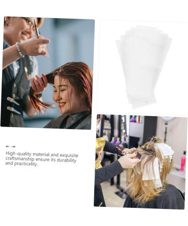 Housoutil 50 Sheets Highlight Stickers Hair Dying Paper Hair Coloring Hair Tint Paper Barber Shop Tool Hair Paper Wraps Hairdressing Tool White Hair Comb Hair Dye - Buy Online on GoSupps.com