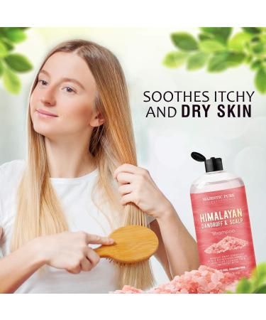 16 fl. oz. Majestic Pure Himalayan Sulfate-Free Dandruff Shampoo - Refreshing Formula for Itchy Dry Scalp - Men and Women - Buy Online on GoSupps.com