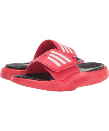 adidas Alphabounce 2.0 Slides Sandal - Unisex 11W/10M - Vivid Red/White/Black - Buy Online on GoSupps.com