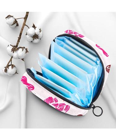 MUOOUM Color Love Heart Sanitary Napkin Storage Bag | Portable Menstrual Cup Pouch & Nursing Pad Holder | Multi-colored - Buy Online on GoSupps.com