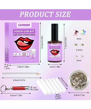 Complete Tooth Jewelry Gem Kit | Tooth Gem Set with Adhesive & Star Edelstones | Create Stunning Tooth Accessories - Buy Online on GoSupps.com