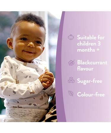 Tixylix Children's Blackcurrant Dry and Tickly Cough Syrup 100ml - Sugar-Free, Vegetarian-Friendly Formula for Ages 3 months to 5 years - Buy Online on GoSupps.com