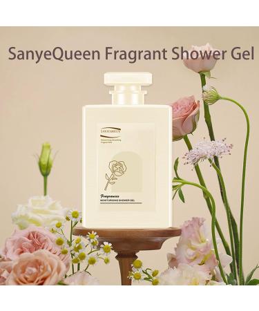 SanyeQueen Fragrant Shower Gel - Moisturizing Body Wash for Women & Men | Long Lasting Fragrance for All Skin Types | International Shipping Available - Buy Online on GoSupps.com