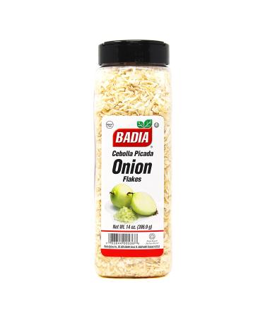 Badia Onion Flakes 14oz (Pack of 6) - Premium Quality Seasoning - Buy Online on GoSupps.com