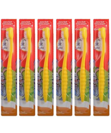 6-Pack Colgate Bunny Kids Toothbrushes - Extra Soft Bristles for Children - Cavity and Gum Protection - Junior Brush - Buy Online on GoSupps.com