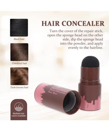Healvian Hairline Shadow Powder Sticks Instantly Hair Shadow Waterproof Hair Root Concealer For Women Men 2Pcs Black - Buy Online on GoSupps.com