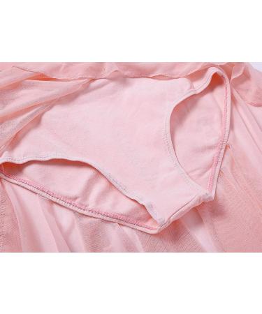 MdnMd Ballet Leotard with Skirt Toddler Girls Dance Outfit Short Sleeve - Ballet Pink 4-5T - Buy Online on GoSupps.com