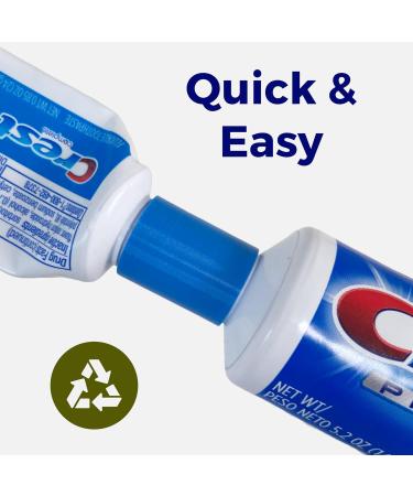 Toothpaste Refill Adapter for Travel | 2 Adapters for Crest & Colgate - Eco-Friendly Solution - Buy Online on GoSupps.com