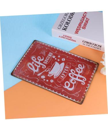 Artibetter Vintage Signs Iron Painting Retro Decor Metal Signs Tin Signs Antique Signs Crafts The Sign Decorate Vintage Iron Sign Painting - Buy Online on GoSupps.com