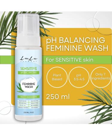 LuLu Made in USA Boric Acid Feminine Wash - pH Balanced Vaginal Wash | 8.5 Fl Oz | Intimate Cleanser for Women - Buy Online on GoSupps.com
