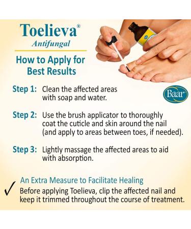 Toelieva Antifungal - Maximum Undecylenic Acid for Toe Nail Fungus - 2 oz - Buy Online on GoSupps.com