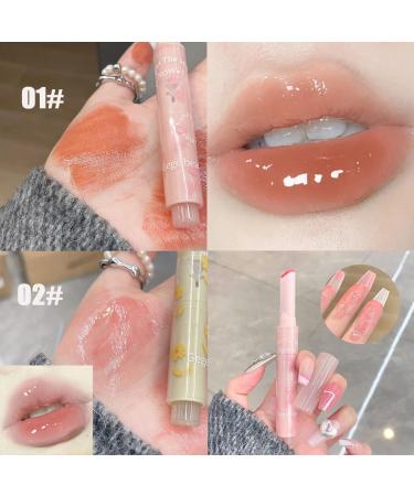 Dulele Matte Jelly Lipstick Set - 6 Colors Hydrating Lip Oil & Highly Pigmented Longwear Lip Glaze - Buy Online on GoSupps.com