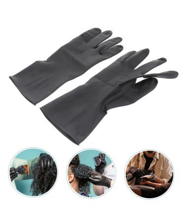 Beavorty 9 Pairs Hair Styling gloves Black Rubber Gloves Reusable Rubber coloring gloves hair salon gloves Hair Dye Gloves black barber little black man Hair Coloring Products - Buy Online on GoSupps.com