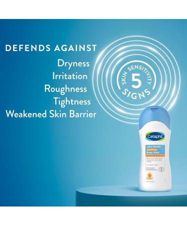 Cetaphil Body Wash NEW Moisturizing Relief Body Wash for Sensitive Skin Creamy Rich Formula & Ultra Gentle Refreshing Body Wash For Dry to Normal Sensitive Skin 16.9oz with Aloe Vera - Buy Online on GoSupps.com