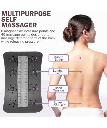 Alouweekuky Back Extension Trainer | Rotary Adjustment Back Stretcher for Pain Relief - Perfect Gift for Neck & Lumbar Spine Support - Buy Online on GoSupps.com