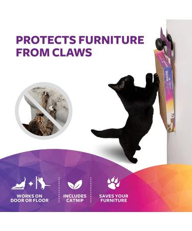 SmartyKat Scratch Up Hanging Corrugated Cat Scratcher | Catnip Infused | Promotes Healthy Nail Growth | Single Pack - Buy Online on GoSupps.com