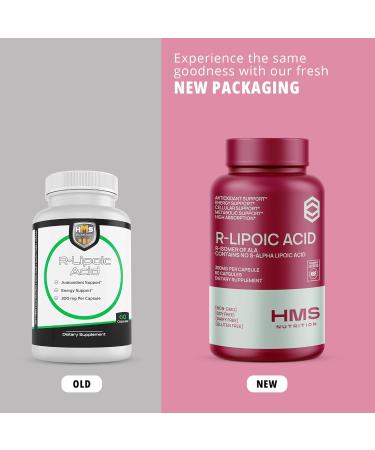 Stabilized R-Lipoic Acid 300mg Per Serving R Alpha Lipoic Acid ALA Supplement Antioxidant for Nerve Energy & Metabolism Support NSF Certified Supplements Non-GMO & Vegan 60 Capsules 2 Month Supply 60 Count (Pack of 1) - Buy Online on GoSupps.com