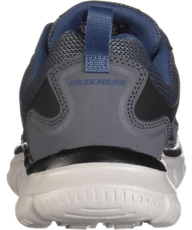 Skechers Men's Track Scloric Oxford - Gray/Navy - Size 10.5 2E US - Buy Online on GoSupps.com