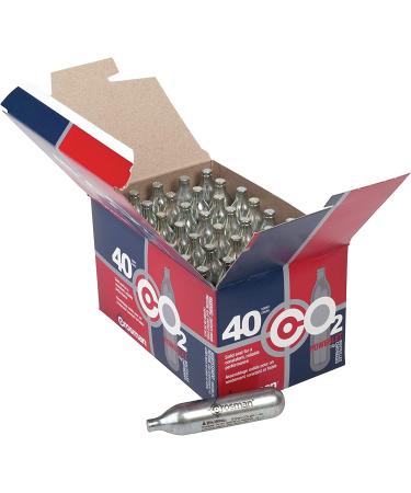 Crosman 12-Gram CO2 Powerlet Cartridges - 40 Count for Air Rifles & Pistols - Buy Online on GoSupps.com