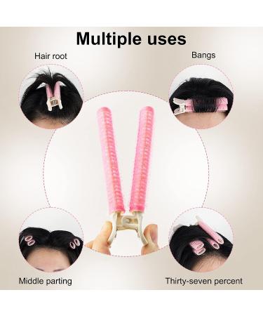 12pcs Volumizing Hair Clips for Instant Root Volume - DIY Hair Styling Tool (Pink) - Buy Online on GoSupps.com