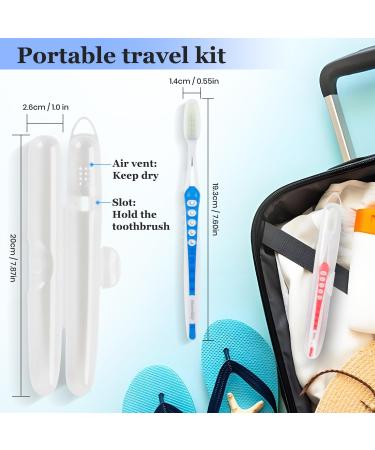 Newday Nano Toothbrushes - Soft Bristle Silicone Travel Set for Sensitive Teeth & Gums | Individually Wrapped | 3 Box Multi-Color - Buy Online on GoSupps.com