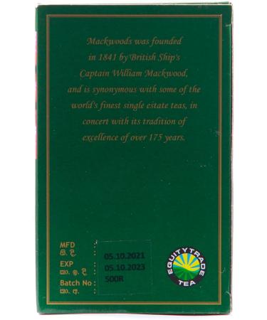 MACKWOODS STRAWBERRY FLAVOURED SINGLE ESTATE BLACK TEA IN 25 ENVELOPED TEA BAGS - Buy Online on GoSupps.com