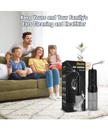 AhmyLion Electric Ear Cleaner Ear wax Removal Ear Wax Removal Kit with 8 Rreusable Irrigation Tips - Battery Powered Ear Cleaning Tool - Ear Irrigation Flushing System for Adults - Buy Online on GoSupps.com