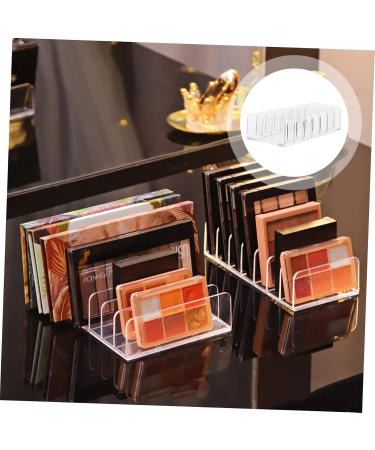 Alipis 2pcs Partition Storage Display Rack Multifunctional Storage Box Makeup Eyeshadow Makeup Lipstick Plastic Purse Organizer Eye Shadow Rack Makeup Organizer Stand Eyeshadow Box Shelf - Buy Online on GoSupps.com