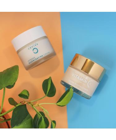 Noche Y Dia Day & Night Moisturizing Bundle - Vitamin C Face Cream & Caviar Face Cream - Buy Online on GoSupps.com