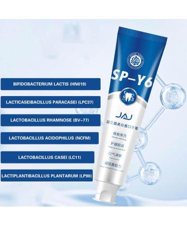 SP-Y6 Probiotic Whitening Toothpaste - Brightening Stain Removal & Fresh Breath (3 Pieces) - Buy Online on GoSupps.com