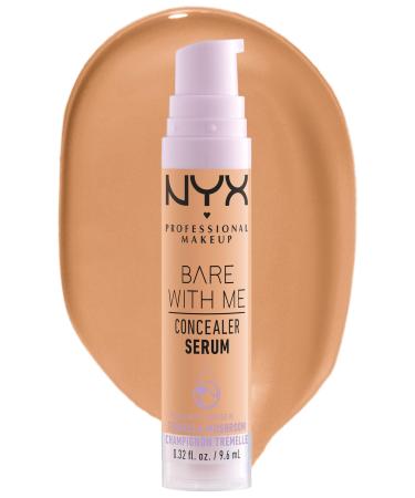 NYX Professional Makeup Covering Serum with natural finish and medium coverage concealer against impurities dark circles and redness bar with me medium golden 1 x 9.6 ml 05.5 medium Golden 9.6 ml (1 Pack)