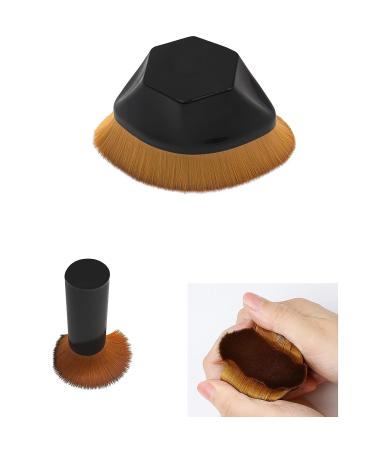 3Pcs Flat Head Makeup Brush Set - Foundation, Concealer, Contour Sideburn Adjustment Pen - Buy Online on GoSupps.com
