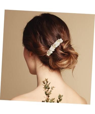 DOITOOL Alloy Rhinestone Hair Comb Bride Hair Clip Pearl Hair Pin Diamond Headpiece Wedding Hair Accessories for Brides Pearl Hair Comb Hairpin Crystal Rhinestones Bridesmaid - Buy Online on GoSupps.com